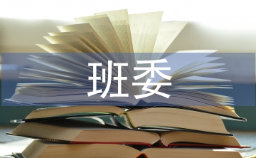 班委會會議總結